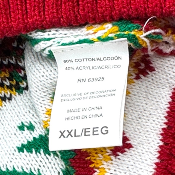 Ugly Christmas Sweater! “Oh Snap" Gingerbread Holiday Knit Pullover Size XXL - Picture 11 of 15